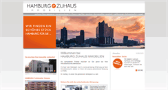 Desktop Screenshot of hamburg-zuhaus.de