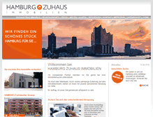 Tablet Screenshot of hamburg-zuhaus.de